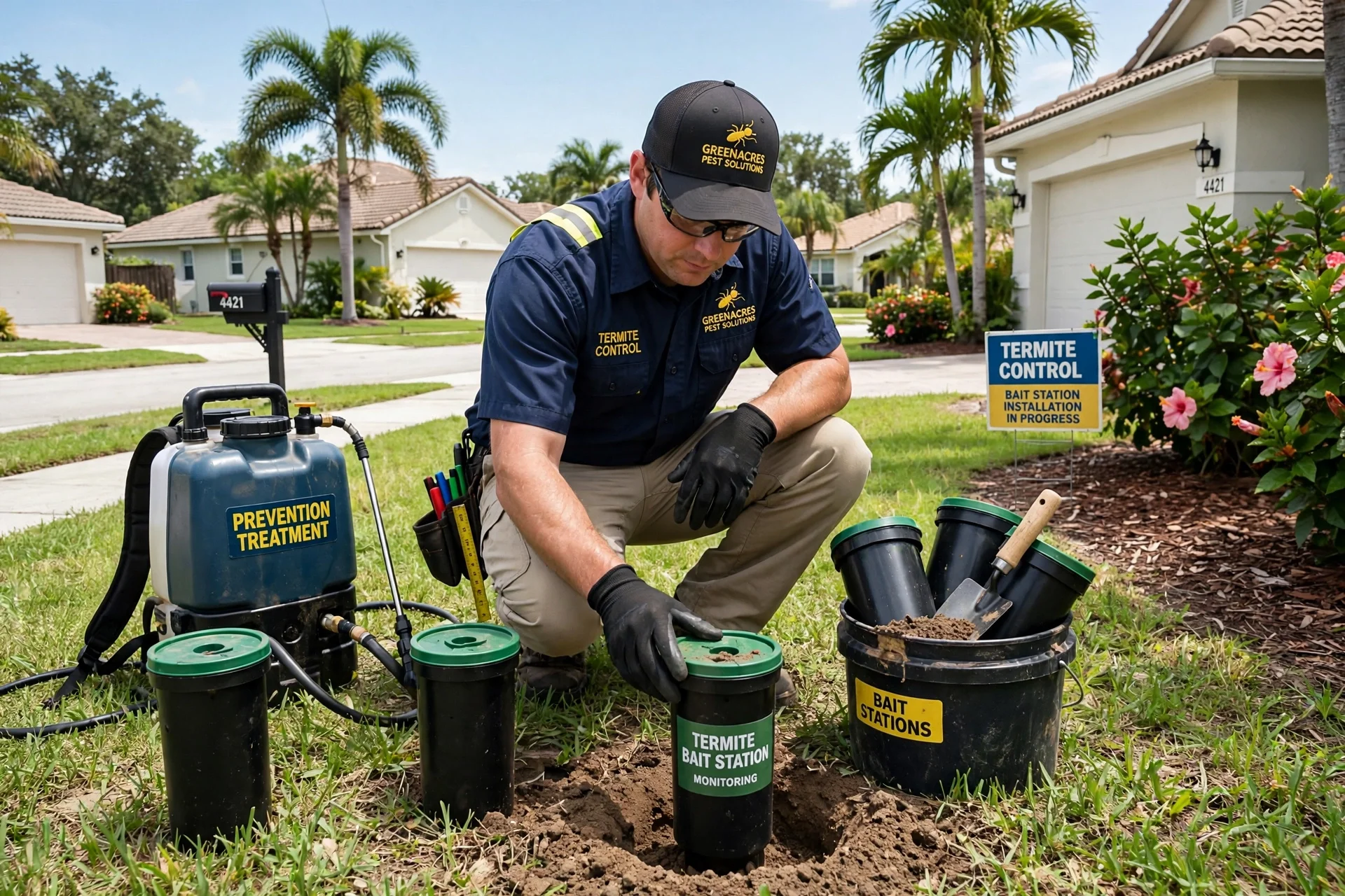 Professional termite inspection service in Greenacres Florida